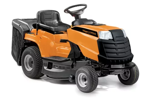 Villager VT 845 Benzinmotoros Fűnyíró Traktor, 352 cm3, Vágássz: 84 cm, Gyűjtőkosaras,  Beüzemelve szállítjuk!