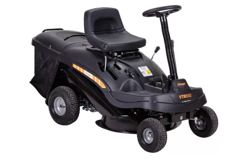 Villager VTR 650 Benzinmotoros Fűnyíró Traktor (Rider) 6,5 LE/196cm3, fűgyűjtős, vágás sz.:61cm, sebességfokozat: 4/1 (BEÜZEMELÉSSEL is kérhető) + ajándék 160000Ft értékű****wellness utalvány