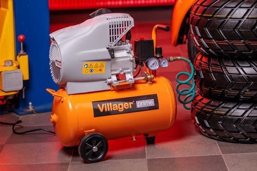 Villager VAT 24 L Prime kompresszor 1500W, 8bar, 180L/perc, olajkenésű,