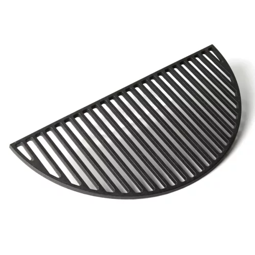 Félhold sütőrács Perfect Home Kamado L  faszenes grillezőhöz, öntöttvas 0,8cm vastag, 49,5cm 