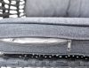 ROJAPLAST OHIO exkluzív polyrattan kerti bútor garnitúra - antracit/szürke 