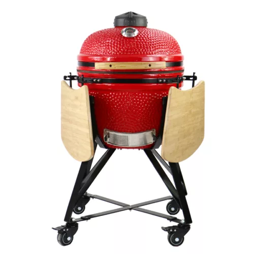 Perfect Home Kerámia Kerti Grill, Kamado M méret (20") piros, +ajándék 160000Ft értékű****wellness utalvány