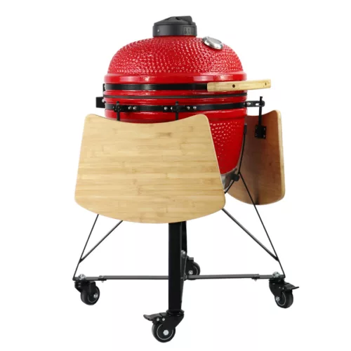 Perfect Home Kerámia Kerti Grill, Kamado M méret (20") piros, +ajándék 160000Ft értékű****wellness utalvány