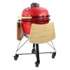 Kerámia Kerti Grill, Kamado M méret (20") piros, +ajándék 80000Ft értékű****wellness utalvány