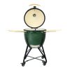 Kerámia Kerti Grill, Kamado M méret (20") zöld, +ajándék 80000Ft értékű****wellness utalvány