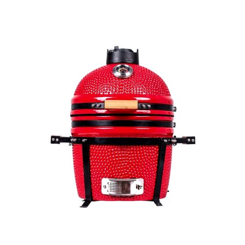 Kerámia Kerti Grill, Kamado Miniplus 14", piros, +ajándék 80000Ft értékű****wellness utalvány