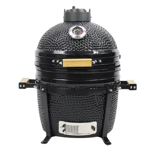 Kerámia Kerti Grill, Kamado Miniplus 14", fekete, +ajándék 80000Ft értékű****wellness utalvány