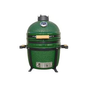   Kerámia Kerti Grill, Kamado Miniplus 14", zöld, +ajándék 80000Ft értékű****wellness utalvány