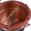 DES pálinkafőző 35L, keverővel, bilincses zárással, horganyzott, spirálcsöves 50 L-es hűtővel+ 80.000 Ft értékű wellness utalvány