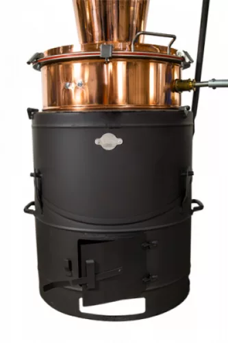 DES pálinkafőző 60L, keverővel, bilincses zárással, horg. spirálcsöves 200L-es hűtővel + 120.000 Ft-os wellness utalvány