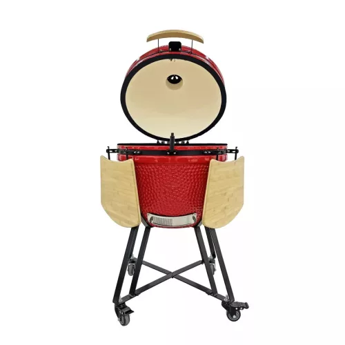 Perfect Home Kerámia Kerti Grill, Kamado Nova/XL méret (64cm) piros, +ajándék 120000Ft értékű****wellness utalvány