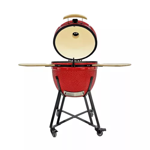 Perfect Home Kerámia Kerti Grill, Kamado Nova/XL méret (64cm) piros, +ajándék 120000Ft értékű****wellness utalvány