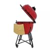 Kerámia Kerti Grill, Mobilkemence, Kamado Nova/XL méret (64cm) piros, +ajándék 120000Ft értékű****wellness utalvány