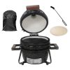 Perfect Home Kamado SE Premium Line Grillező 32cm fényes fekete, teljes felszereléssel
