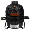Perfect Home Kamado SE Premium Line Grillező 32cm fényes fekete, teljes felszereléssel