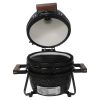 Perfect Home Kamado SE Premium Line Grillező 32cm fényes fekete, teljes felszereléssel