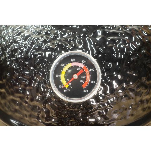 Perfect Home Kamado SE Premium Line Grillező 32cm fényes fekete, teljes felszereléssel