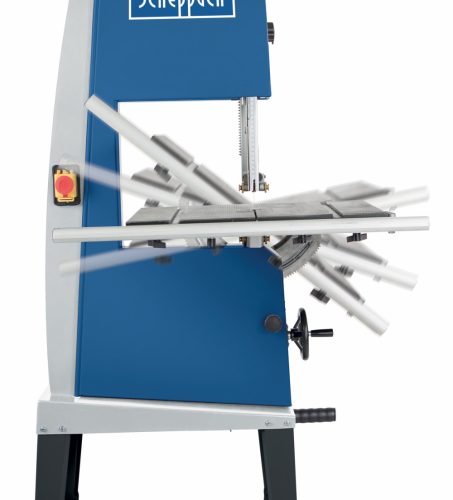 Szalagfűrész álvánnyal, 700 W, 380 V, Scheppach BASA 3  +ajándék 120000Ft értékű****wellness utalvány