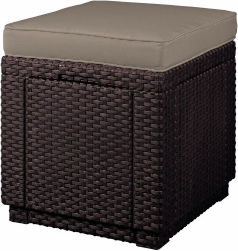 KETER CUBE polyrattan kerti taburett - barna