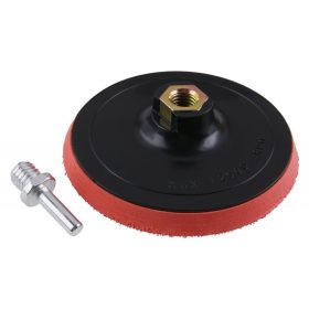   Tépőzáras gumitányér 125 mm M14 + 8 mm csapos adapter FESTA