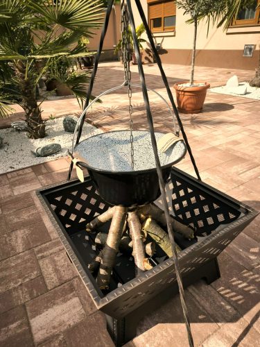 Landmann Tűztál/Tűzrakóhely/Szalonna sütő/Bogrács tűztér, Japán Design 3 in 1