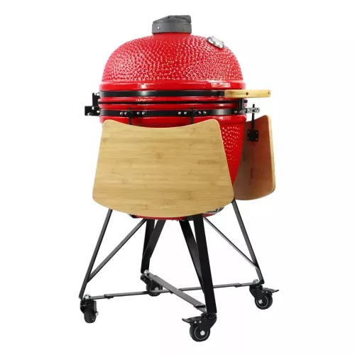 Perfect Home Kerámia Kerti Grill, Kamado L méret (23") piros, +ajándék 160000Ft értékű****wellness utalvány