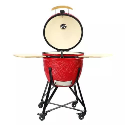 Perfect Home Kerámia Kerti Grill, Kamado L méret (23") piros, +ajándék 160000Ft értékű****wellness utalvány
