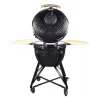 Perfect Home Kerámia Kerti Grill, Kamado L méret (23") fekete, +ajándék 160000Ft értékű****wellness utalvány 