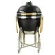 Kerámia Kerti Grill, Kamado L méret (23") fekete, +ajándék 120000Ft értékű****wellness utalvány 