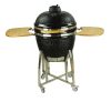 Kerámia Kerti Grill, Kamado L méret (23") fekete, +ajándék 120000Ft értékű****wellness utalvány 