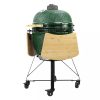 Kerámia Kerti Grill, Kamado L méret (23") zöld, +ajándék 120000Ft értékű****wellness utalvány