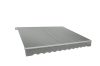 ROJAPLAST P4512 falra szerelhető napellenző - szürke - 3,95 x 2,5 m 