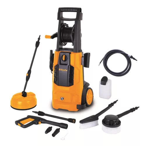 Riwall REPW 180 SET - elektromos magasnyomású mosó 180bar, tartozékokkal