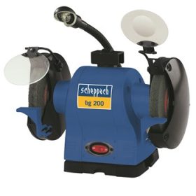   Elektromos Asztali Kettős Köszörű, 550 W, Scheppach BG 200