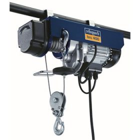   Elektromos drótköteles Emelő, Csörlő, 400kg, Scheppach HRS 400