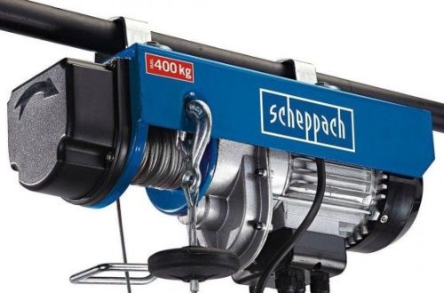 Elektromos drótköteles Emelő, Csörlő, 400kg, Scheppach HRS 400