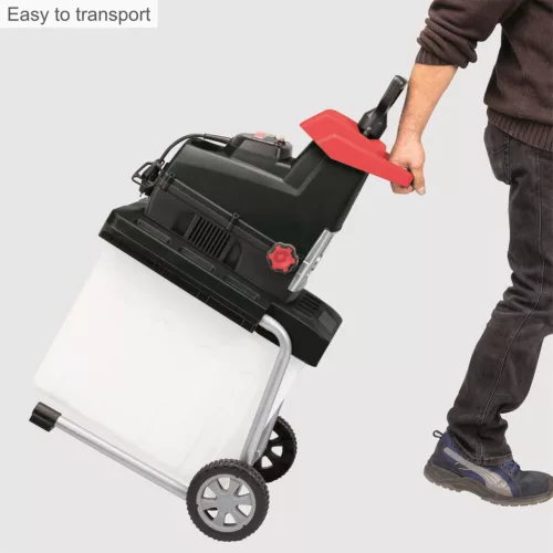 Scheppach GS 60 - Elektromos ágaprító 3000W motorral, átlátszó gyűjtőedénnyel, hengerkéses +80000Ft értékű****wellness utalvány