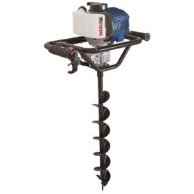   Scheppach EB 2000 Földfúró, Talajfúró, 3 fúrószárral (10-15-20cm), 52cm3 / 1.9LE, mélység 80cm +AJÁNDÉK 80000Ft értékű****wellness utalvány