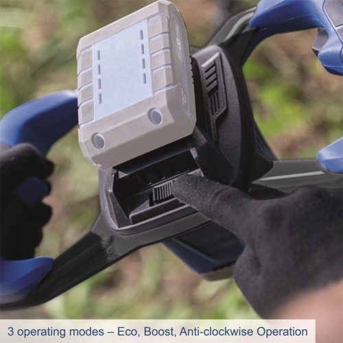 Scheppach BC-EB100-X - akkus földfúró indukciós motorral, IXES 20 V (akku és töltő nélkül)