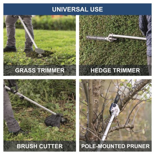 Scheppach BC-MFH400-X - akkus multifunkciós kerti gép indukciós motorral 4 az 1-ben 2x20V, IXES 20 V (akku és töltő nélkül)