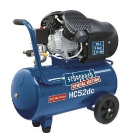   Olajkenésű Kompresszor, kéthengeres, 50 L /8 bar, 2200W, Scheppach HC 52 DC +ajándék 80000Ft értékű****wellness utalvány