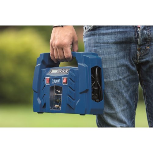 Scheppach AIR FORCE 5 - olajmentes táskakompresszor, 8 bar 12/230 V