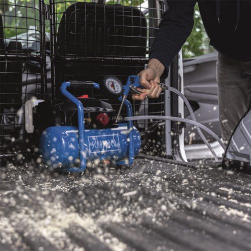 Scheppach C-ACT160/6-X - akkus olajmentes kompresszor, 6 l, IXES 20 V (akku és töltő nélkül)