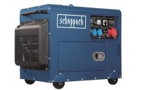   Scheppach SG 5200 D dízel áramfejlesztő AVR szabályozással 5000 W/3 fázis,