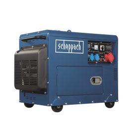   Scheppach SG 5200 D dízel áramfejlesztő AVR szabályozással 5000 W/3 fázis,418cm3,+ajándék 120.000Ft értékű****wellness utalvány