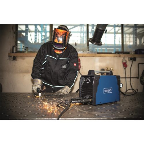 Scheppach Plazmavágó, PLC 40, 15-40A, 230V, max. 1-12mm,+ajándék 40.000 Ft-os wellnes utalvány