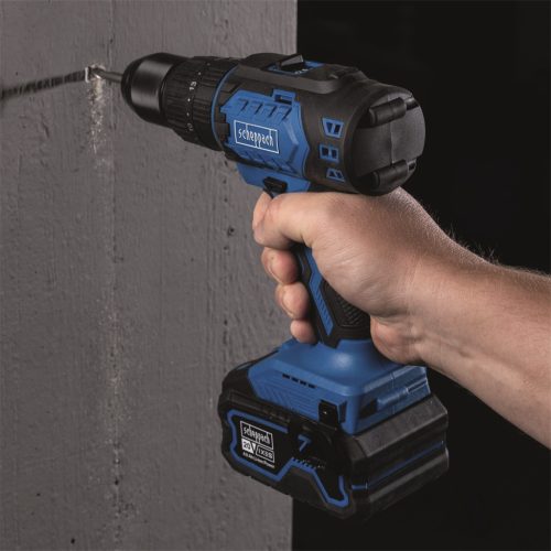 Scheppach BC-CD60-X - akkus 2-sebességes ütvefúró / -csavarozó indukciós motorral IXES 20 V (akku és töltő nélkül)