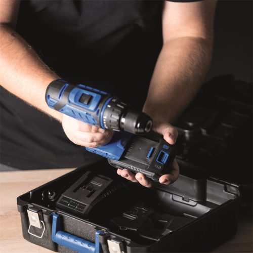 Scheppach C-DTB74/1-X - akkus 2-sebességes fúró-csavarozó 74 db-os tartozék készlettel, IXES 20 V (akkuval és töltővel), 10 ÉV GARANCIA !!!