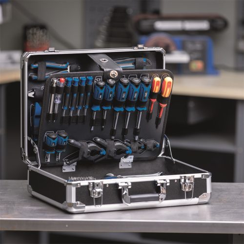 Scheppach TB 200 Szerszámos koffer szerszámokkal, 141  részes