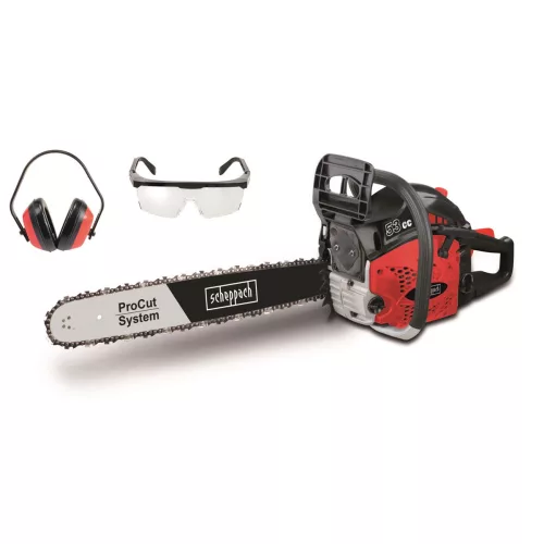 Scheppach BKS 5300 S Benzinmotoros láncfűrész 53 cm³, 2,7 LE + ajándék tartozékokkal